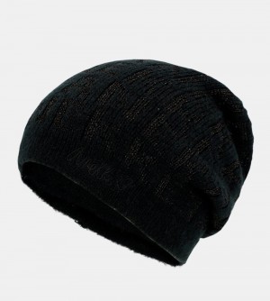 Kapelusz Anekke Black Contemporary Wool Hat Damskie | 395RFSMTG