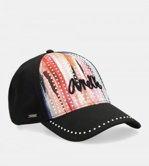 Kapelusz Anekke Hollywood Printed Cap Damskie | 049SBGHXD