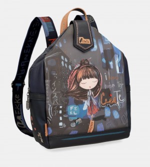 Plecaki Anekke Contemporary Flexible Medium Sized Backpack Damskie | 106BQUNSO
