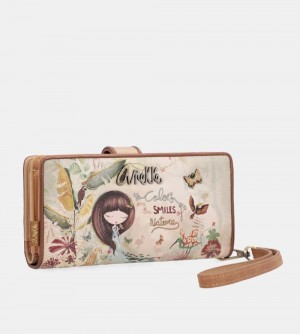 Portfele Anekke Amazonia Large Rfid Wallet Damskie | 892RLOXJK
