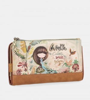 Portfele Anekke Amazonia Rfid Embossed Flexi Wallet Damskie | 185UOLPEX