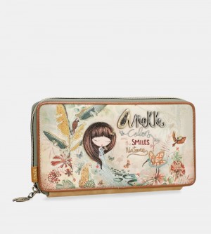 Portfele Anekke Amazonia Rfid Passport Wallet Damskie | 723HUACSF
