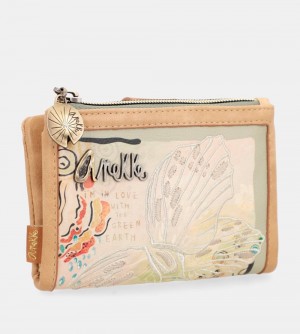 Portfele Anekke Butterfly Medium Flexible Rfid Wallet Damskie | 538MRELJN
