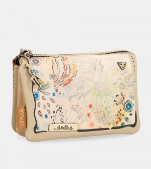 Portfele Anekke Butterfly Triple Compartment Coin Purse Damskie | 570LSYGDA