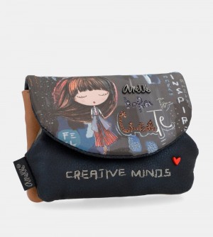 Portfele Anekke Contemporary Flap Coin Purse Damskie | 517YARZVO