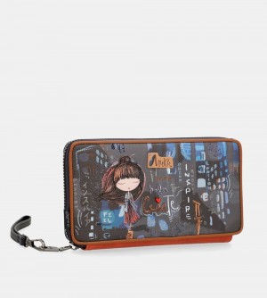 Portfele Anekke Contemporary Rfid Passport Wallet Damskie | 849HTMOFP