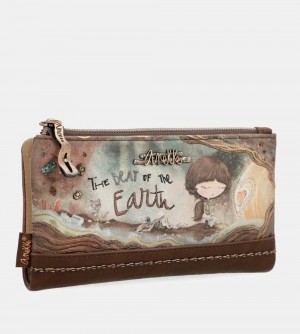 Portfele Anekke Core Large Rfid Wallet Damskie | 490XHAWKE