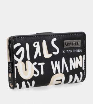 Portfele Anekke Energy Flexible White Wallet Damskie | 512ZCLBAV