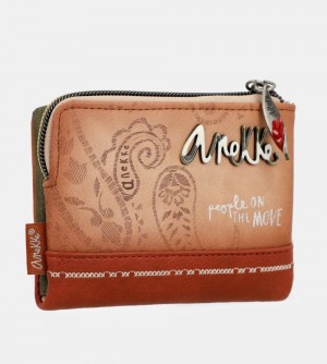 Portfele Anekke Flowers Small Rfid Wallet Damskie | 209ROYXEW