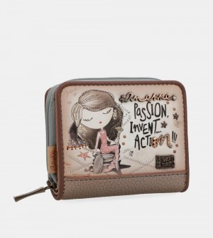 Portfele Anekke Hollywood Small Rfid Wallet Damskie | 609PBOLCM