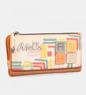 Portfele Anekke Magic Souls Large Flexible Rfid Wallet Damskie | 523IMDOHU