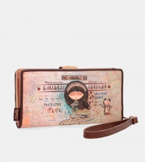 Portfele Anekke Menire Large Rfid Wallet Damskie | 465ODRQKT