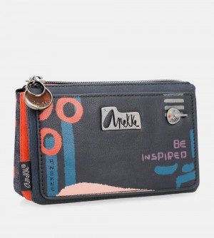 Portfele Anekke Nagare Triple Purse Damskie | 340KVMBUR