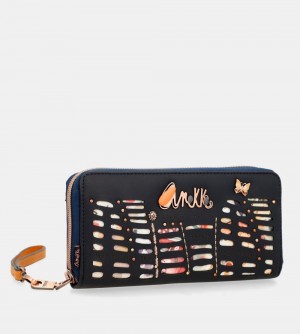 Portfele Anekke Nature Pachamama Large Printed Rfid Wallet Damskie | 214ORQMFZ