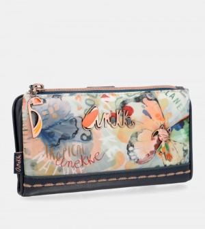 Portfele Anekke Nature Pachamama Large Rfid Wallet Damskie | 758RBCQOH