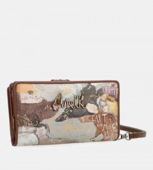 Portfele Anekke Outer Large Wallet Damskie | 238FLZQBK