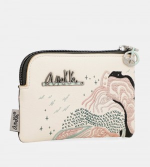 Portfele Anekke Psicodelic Small Coin Purse Damskie | 416QPNZAE