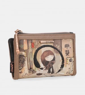 Portfele Anekke Shoen Medium Flexible Rfid Wallet Damskie | 374HQKBMR