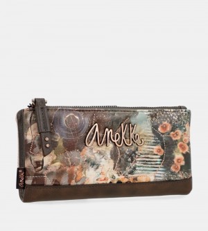 Portfele Anekke Shoen Padded Flexible Rfid Wallet Damskie | 376GDKNEF