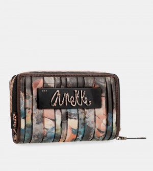 Portfele Anekke Shoen Palette Medium Rfid Wallet Damskie | 019DQGBOT