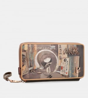 Portfele Anekke Shoen Rfid Passport Wallet Damskie | 519KBHOQD