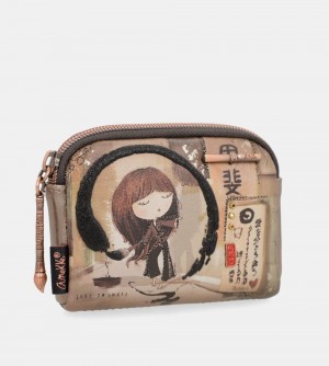 Portfele Anekke Shoen Small Coin Purse Damskie | 073OHDCZS