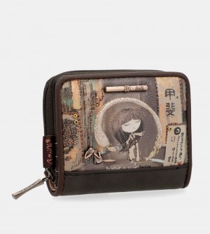 Portfele Anekke Shoen Small Rfid Wallet Damskie | 926IAMSJP