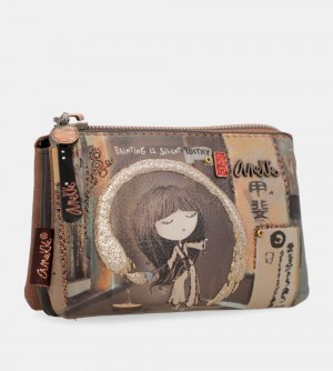 Portfele Anekke Shoen Triple Compartment Purse Damskie | 715GEACSN