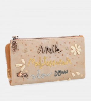 Portfele Anekke Slow Life Large Flexible Wallet Damskie | 652EMDZBR