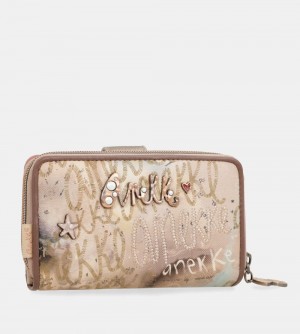 Portfele Anekke Stars Medium Rfid Wallet Damskie | 032BUCIQN