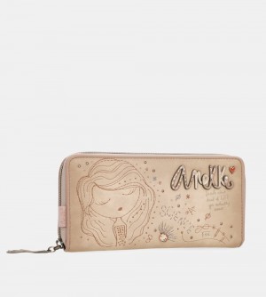 Portfele Anekke Studio Nude Extra-large Rfid Wallet Damskie | 560KZHETX