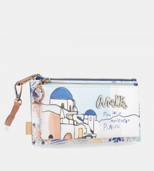 Portfele Anekke Sunrise Wallet Purse With Hand Strap Damskie | 749GHRYZW
