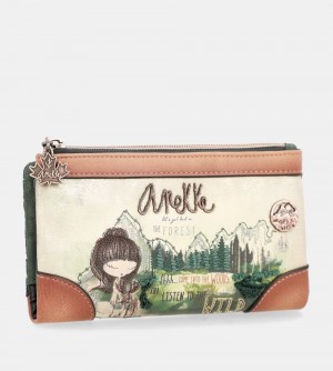 Portfele Anekke The Forest Large Flexible Material Wallet Damskie | 529THVFDK