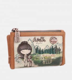 Portfele Anekke The Forest Medium Flexible Material Wallet Damskie | 259SOKNHR