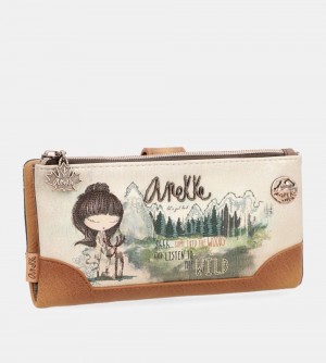 Portfele Anekke The Forest Wallet With Card Holder Flexible Material The Forest Damskie | 301DOZBKC