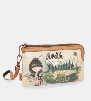 Portfele Anekke The Forest Wallet With Hand Strap Damskie | 208XSGDYN