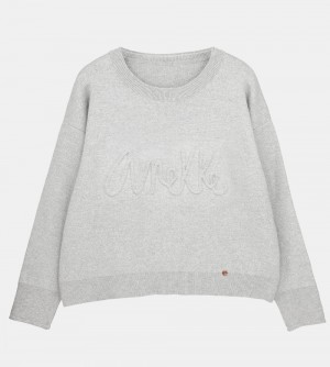 Swetry Anekke Gray Contemporary Sweater Damskie | 274VTWNGB
