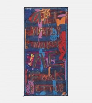 Szalik Anekke Contemporary Blue Scarf Damskie | 236HCPKUW