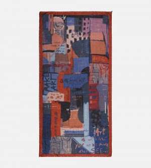 Szalik Anekke Kyomu Blue Scarf Damskie | 682KPBAXI