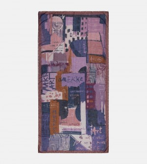 Szalik Anekke Kyomu Violet Scarf Damskie | 054JLTYZV