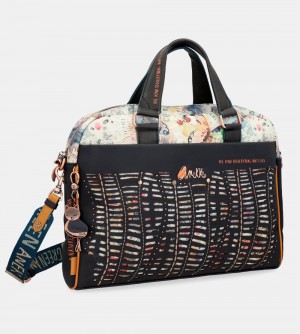 Torby Na Dokumenty Anekke Nature Pachamama Navy Blue Document Holder Damskie | 291HKDMJA