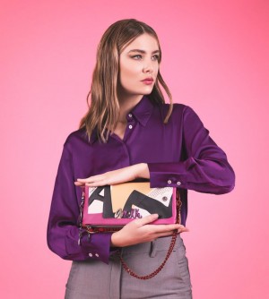 Torby Przez Ramię Anekke Fashion Crossbody Bag With Metal Handle Damskie | 720DSEFJT