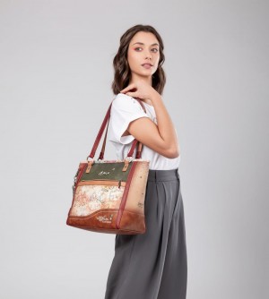 Torby Przez Ramię Anekke Flowers Large Shoulder Bag Damskie | 259CVQLJI