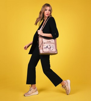 Torby Przez Ramię Anekke Hollywood Bag Convertible Into Backpack Damskie | 790DURGHV