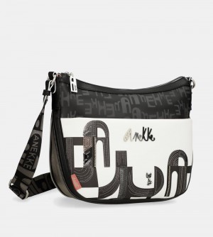 Torby Przez Ramię Anekke Nature Sixties Large Crossbody Bag Damskie | 357KRYDEX