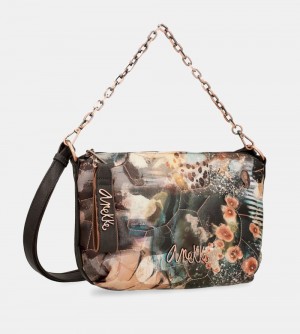Torby Przez Ramię Anekke Shoen Padded Shoulder Bag With Metallic Handle Damskie | 395PFULOC