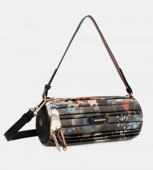 Torby Przez Ramię Anekke Shoen Palette Pleated Cylindrical Bag Damskie | 067DZTAGC