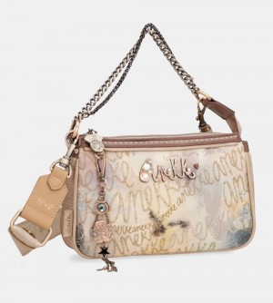 Torby Przez Ramię Anekke Stars Baguette Bag Damskie | 206CXVGYL