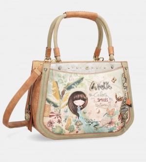 Torebka Anekke Amazonia Printed Bowling Bag Damskie | 071RZTLXM