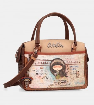 Torebka Anekke Menire Bowling Bag Damskie | 817DLSVZA